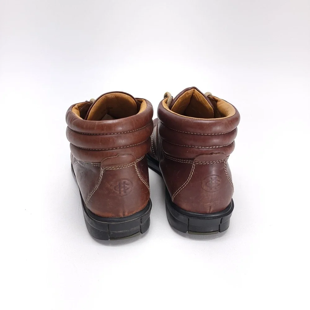 Cole‎ Haan Country Leather Ankle Boots C00519 Metal Grommets Men's Size 8.5 D